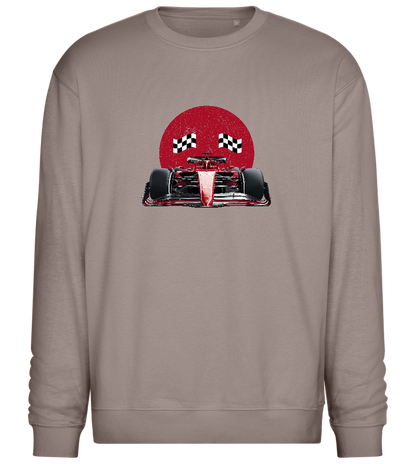 Speed Demon Design - Comfort Essential Unisex Sweater_CHARCOAL CHIN_front