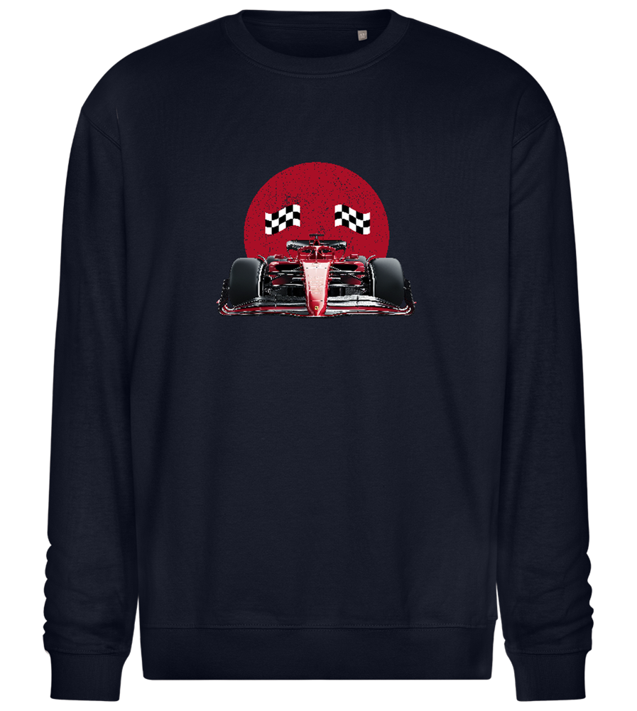 Speed Demon Design - Comfort Essential Unisex Sweater_FRENCH NAVY_front