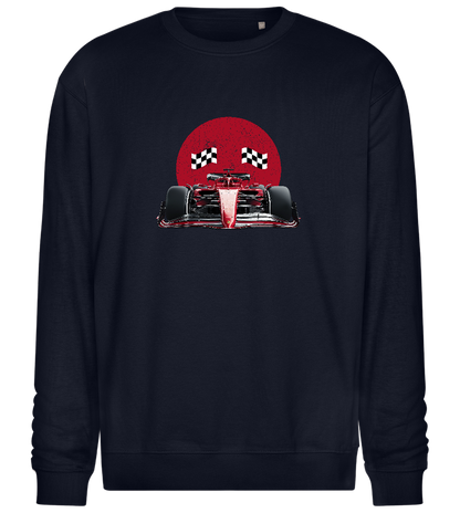 Speed Demon Design - Comfort Essential Unisex Sweater_FRENCH NAVY_front