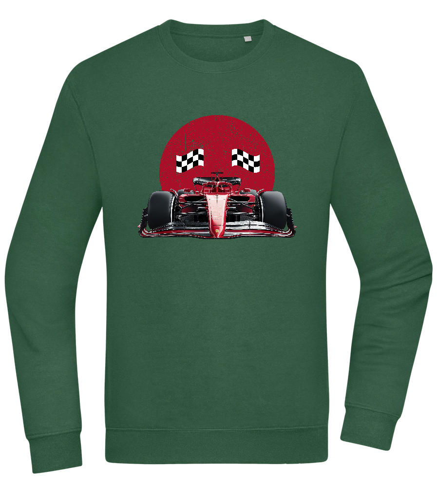 Speed Demon Design - Comfort Essential Unisex Sweater_GREEN BOTTLE_front