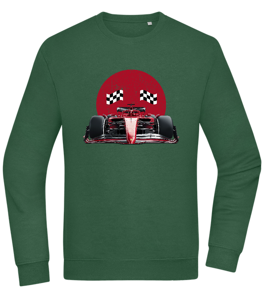 Speed Demon Design - Comfort Essential Unisex Sweater_GREEN BOTTLE_front