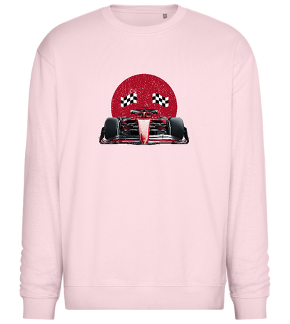 Speed Demon Design - Comfort Essential Unisex Sweater_LIGHT PEACH ROSE_front