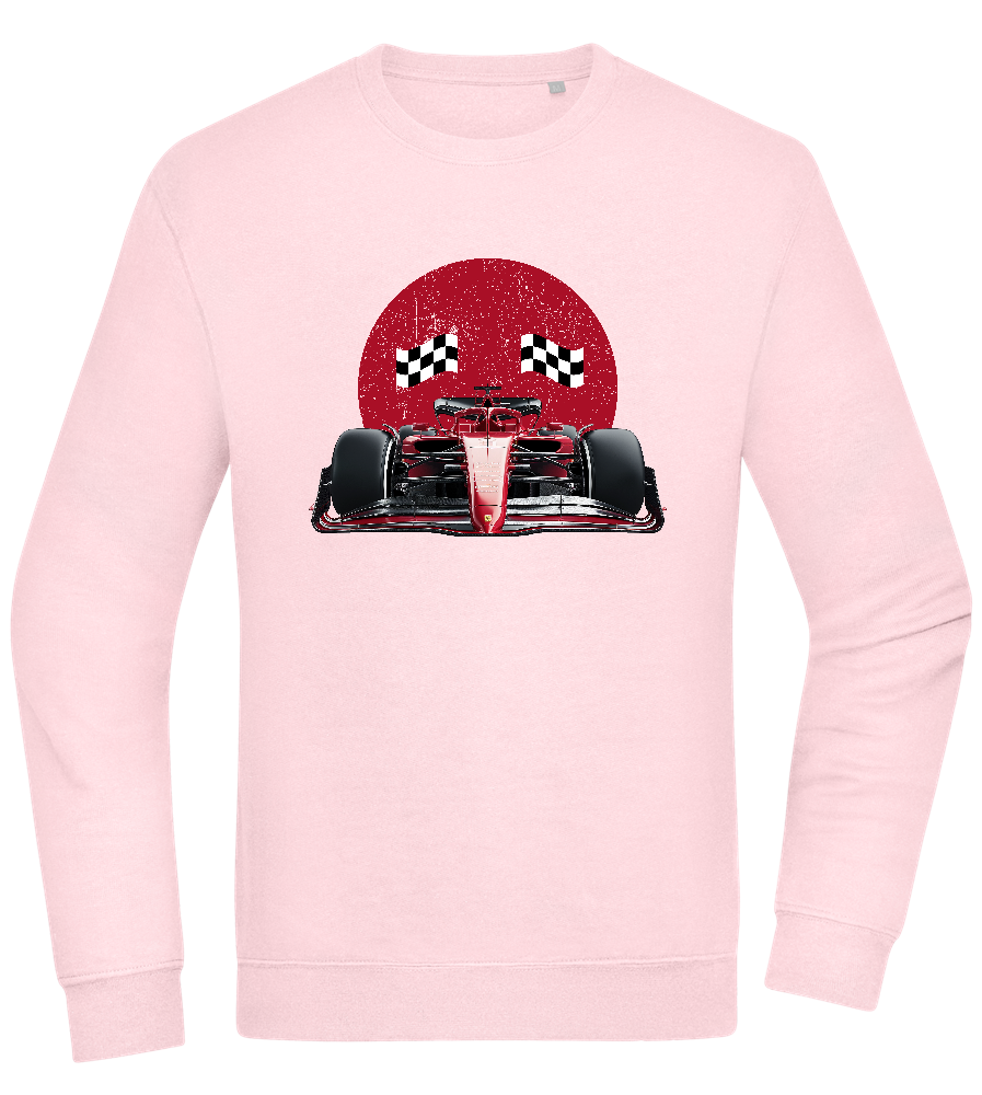 Speed Demon Design - Comfort Essential Unisex Sweater_LIGHT PEACH ROSE_front