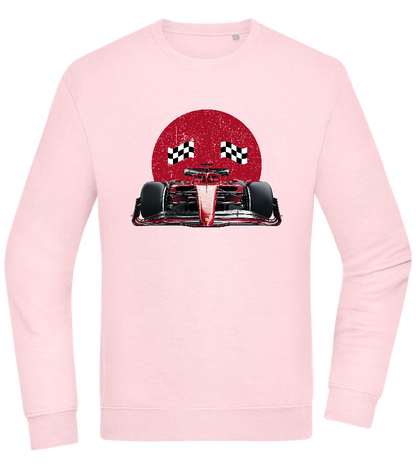 Speed Demon Design - Comfort Essential Unisex Sweater_LIGHT PEACH ROSE_front