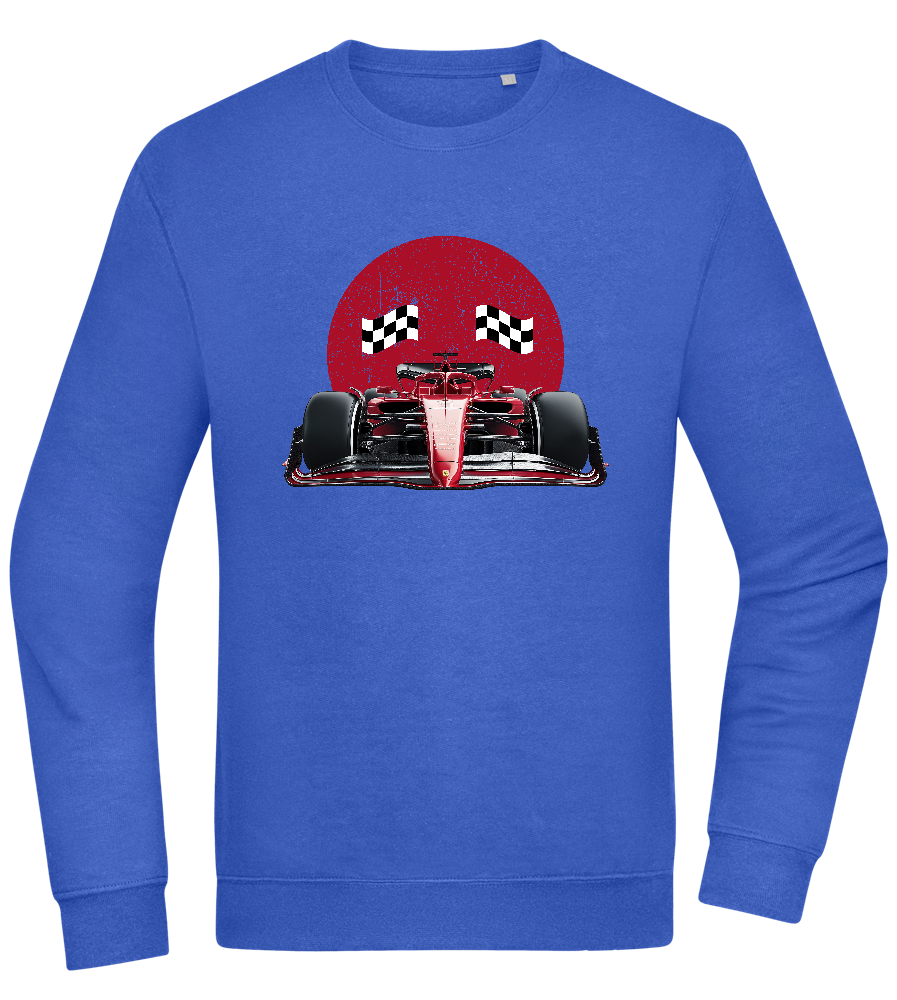 Speed Demon Design - Comfort Essential Unisex Sweater_ROYAL_front