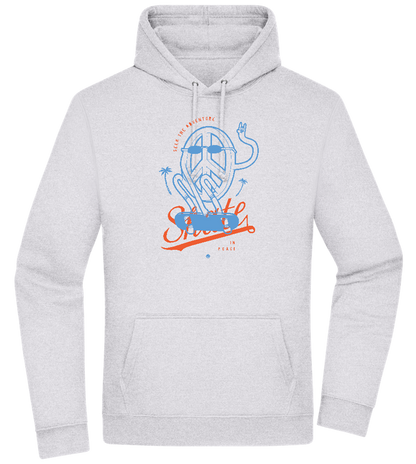 Skate Peace Design - Premium Essential Unisex Hoodie_ORION GREY II_front