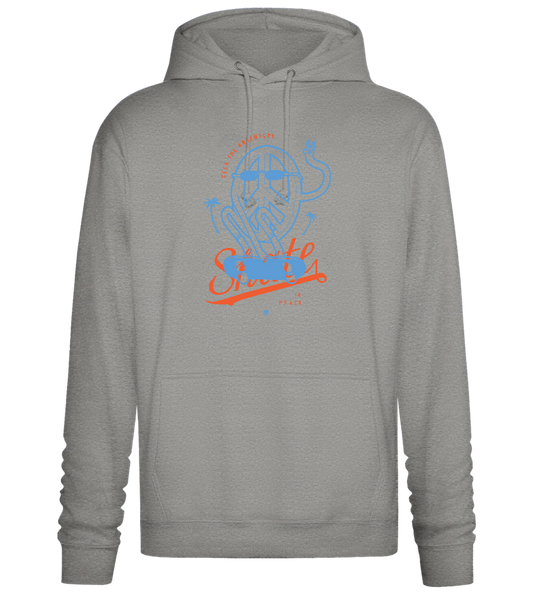 Skate Peace Design - Premium Essential Unisex Hoodie_ORION GREY II_front