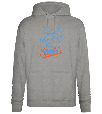 Skate Peace Design - Premium Essential Unisex Hoodie_ORION GREY II_front