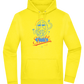 Skate Peace Design - Premium Essential Unisex Hoodie_YELLOW_front