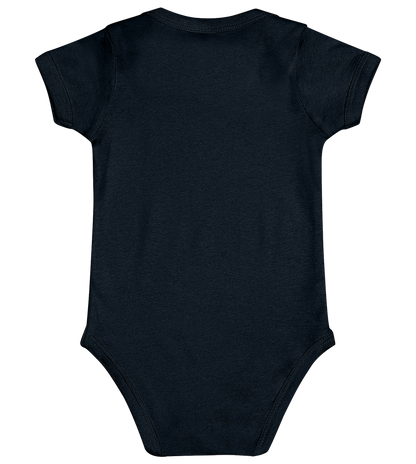 Love Rainbow Hearts Design - Baby bodysuit_BLACK_back