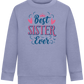 Best Sister Ever Design - Comfort Kids Sweater_BLUE_front