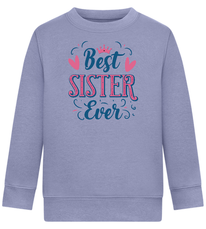 Best Sister Ever Design - Comfort Kids Sweater_BLUE_front