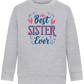 Best Sister Ever Design - Comfort Kids Sweater_ORION GREY II_front