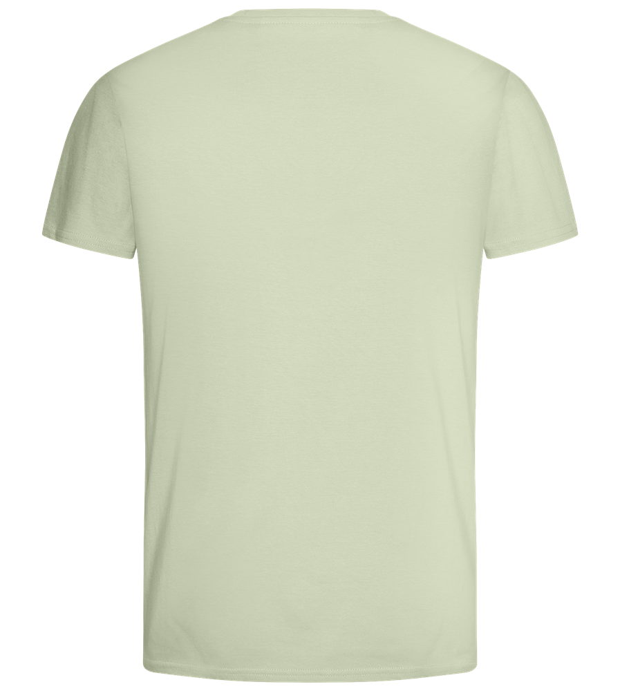 Life is Brew-tiful Design - Basic men's fitted t-shirt_SILESTONE_back