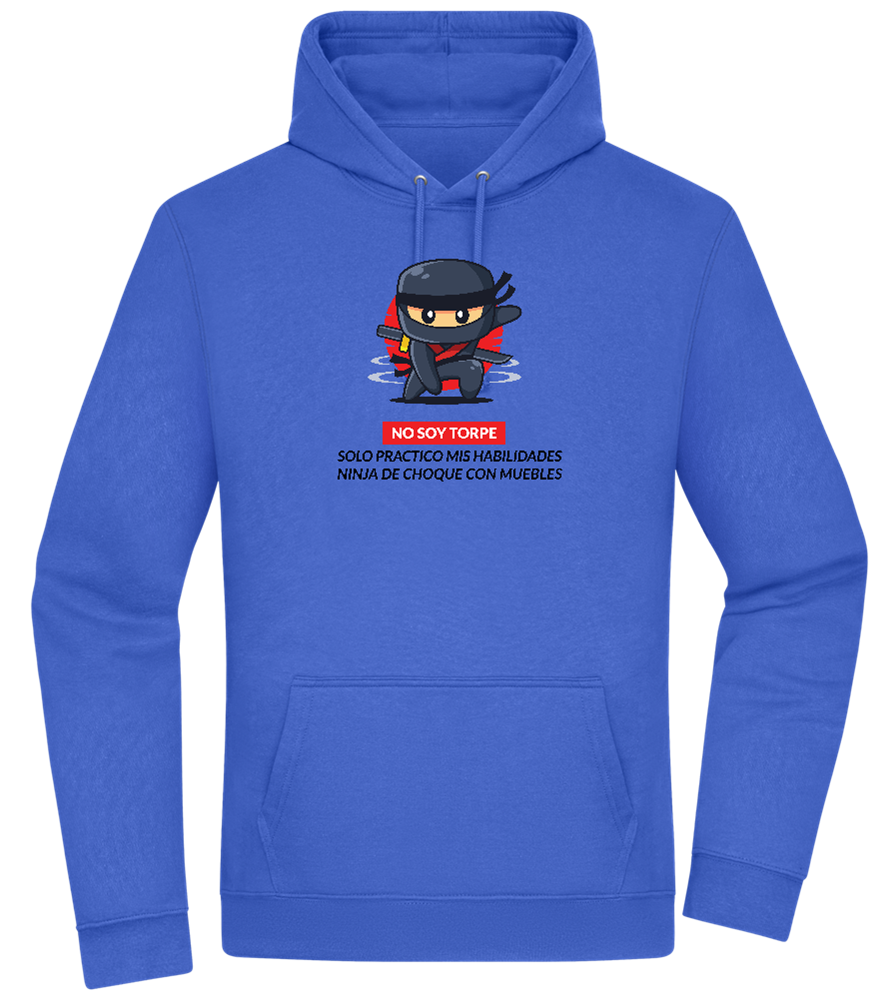 Ninja Design - Premium Essential Unisex Hoodie_ROYAL_front