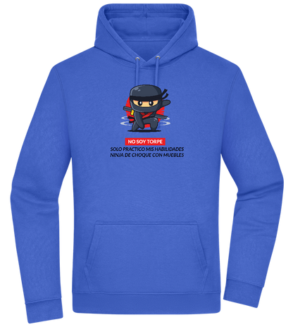 Ninja Design - Premium Essential Unisex Hoodie_ROYAL_front