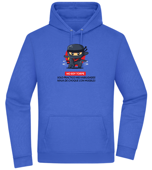 Ninja Design - Premium Essential Unisex Hoodie_ROYAL_front