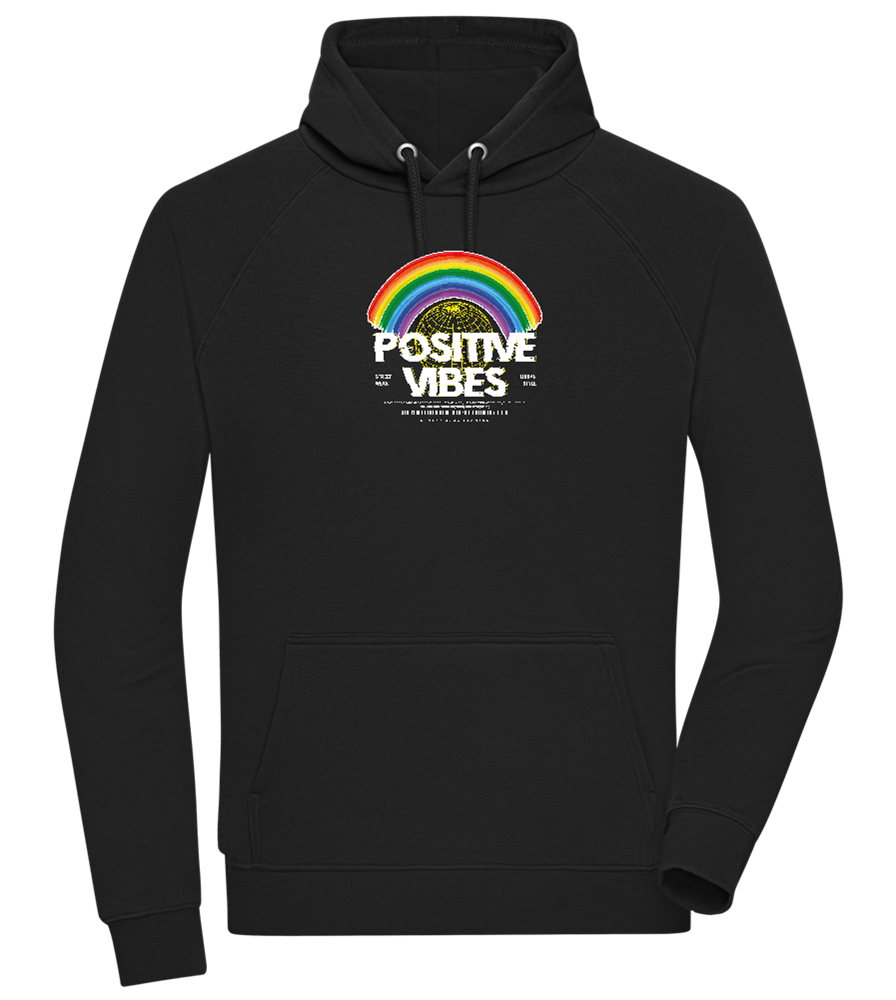 Positive Vibes Design - Comfort unisex hoodie_BLACK_front