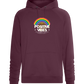 Positive Vibes Design - Comfort unisex hoodie_BORDEAUX_front