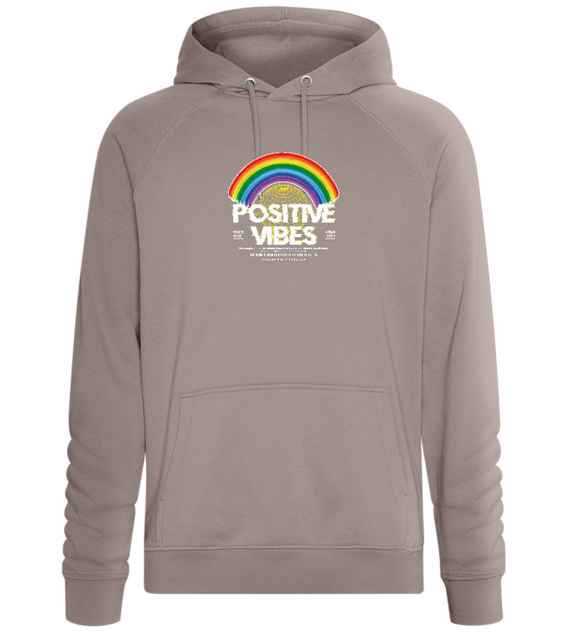 Positive Vibes Design - Comfort unisex hoodie_CHARCOAL CHIN_front