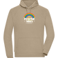 Positive Vibes Design - Comfort unisex hoodie_KHAKI_front