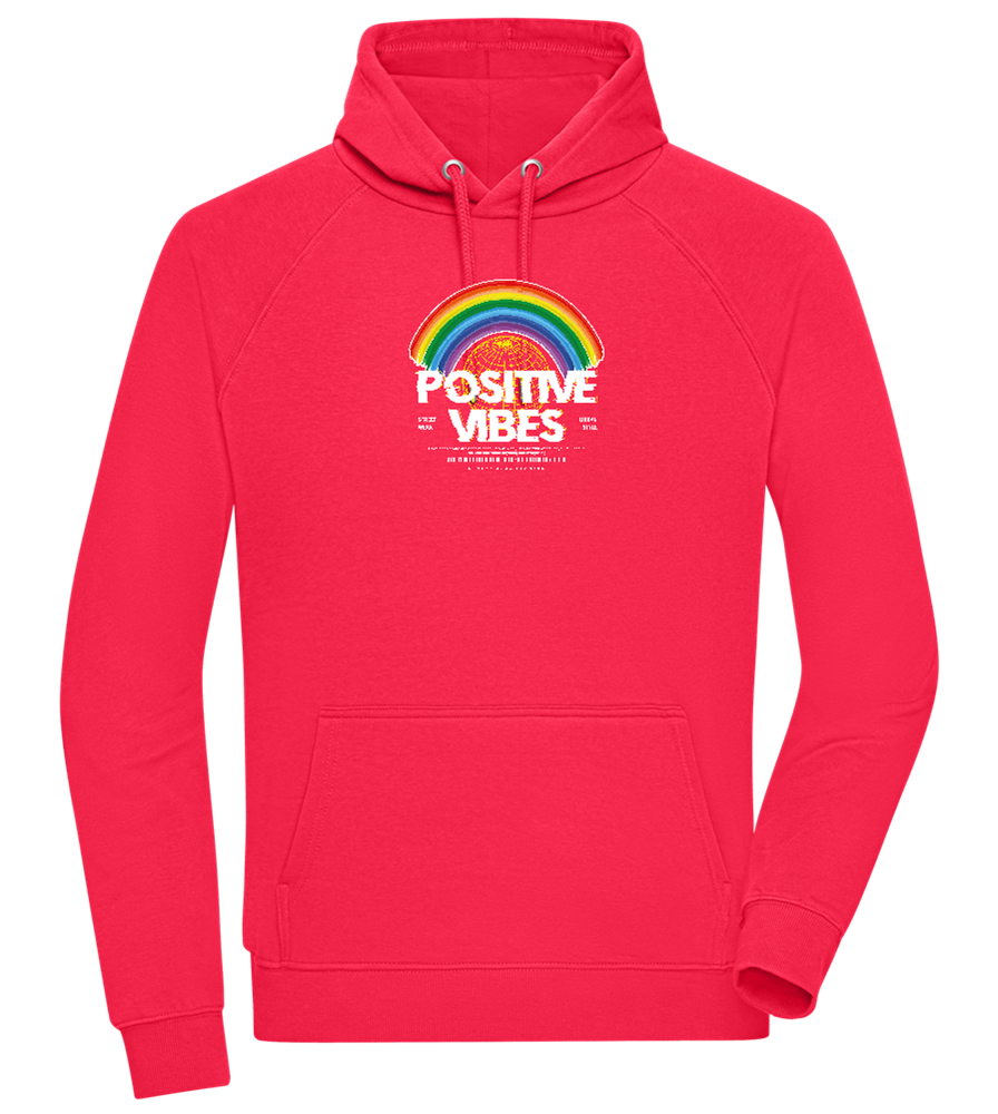 Positive Vibes Design - Comfort unisex hoodie_RED_front