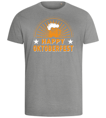 Happy Oktoberfest Design - Comfort men's fitted t-shirt_ORION GREY_front