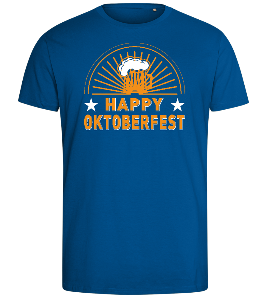 Happy Oktoberfest Design - Comfort men's fitted t-shirt_ROYAL_front