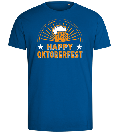 Happy Oktoberfest Design - Comfort men's fitted t-shirt_ROYAL_front