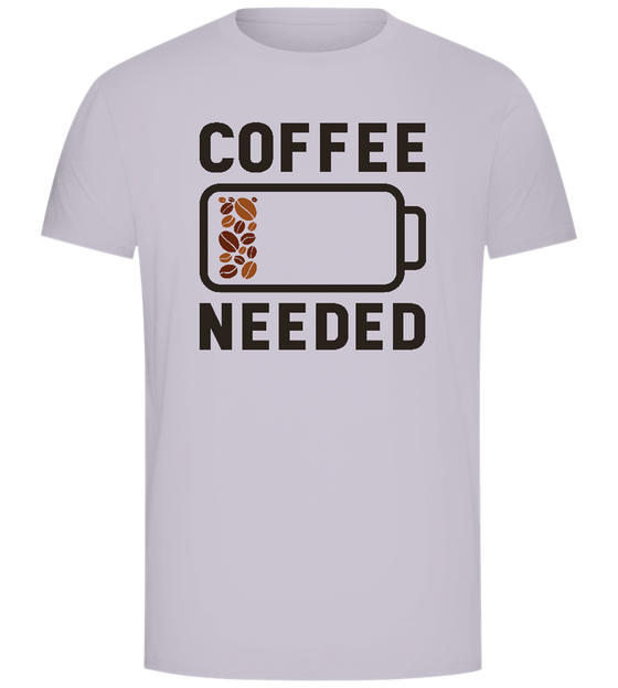 Coffee Needed Design - Comfort Unisex T-Shirt_LILAK_front
