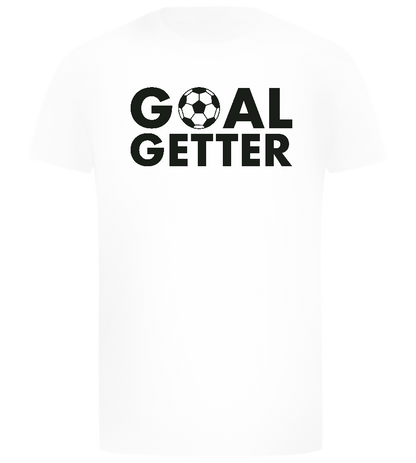 Goal Getter Ball Design - Comfort boys fitted t-shirt_WHITE_front