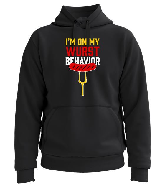 Wurst Behaviour Design - Premium unisex hoodie_BLACK_front