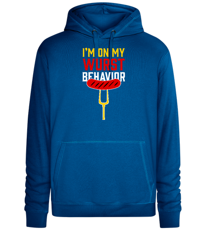 Wurst Behaviour Design - Premium unisex hoodie_ROYAL_front