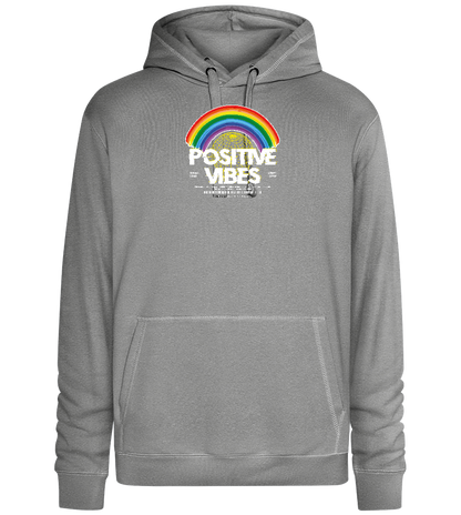 Positive Vibes Design - Premium unisex hoodie_ORION GREY II_front