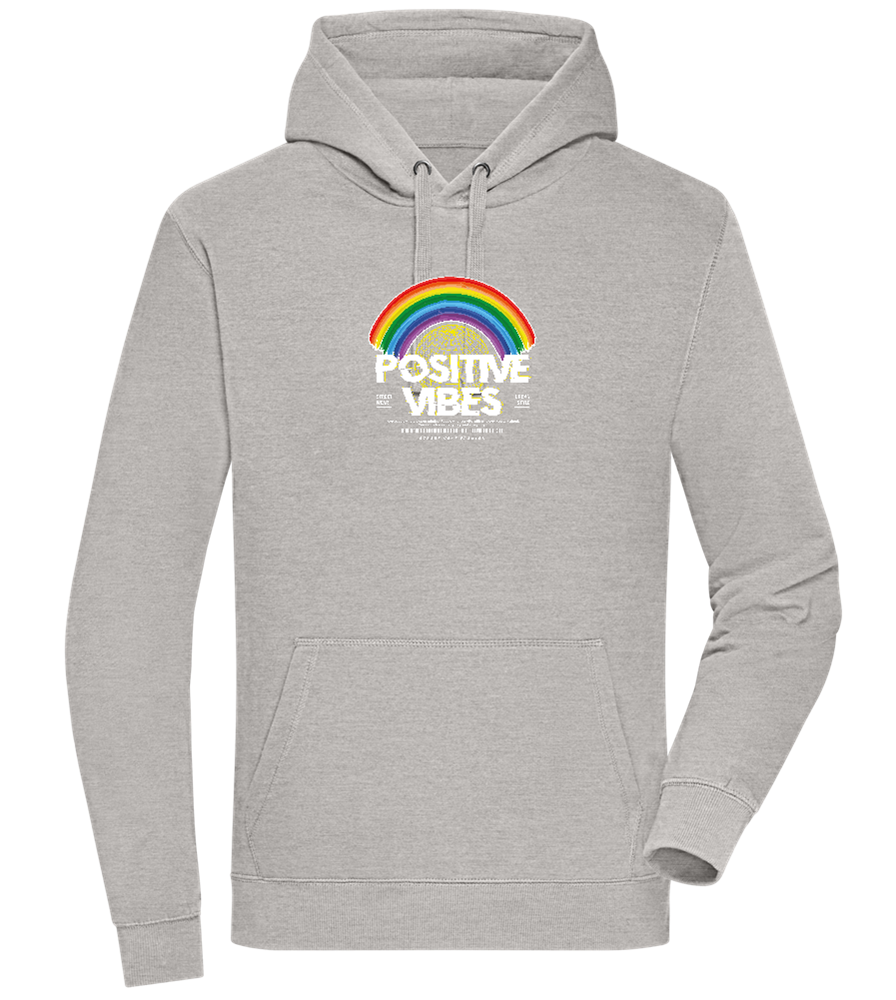 Positive Vibes Design - Premium unisex hoodie_ORION GREY II_front