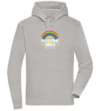 Positive Vibes Design - Premium unisex hoodie_ORION GREY II_front