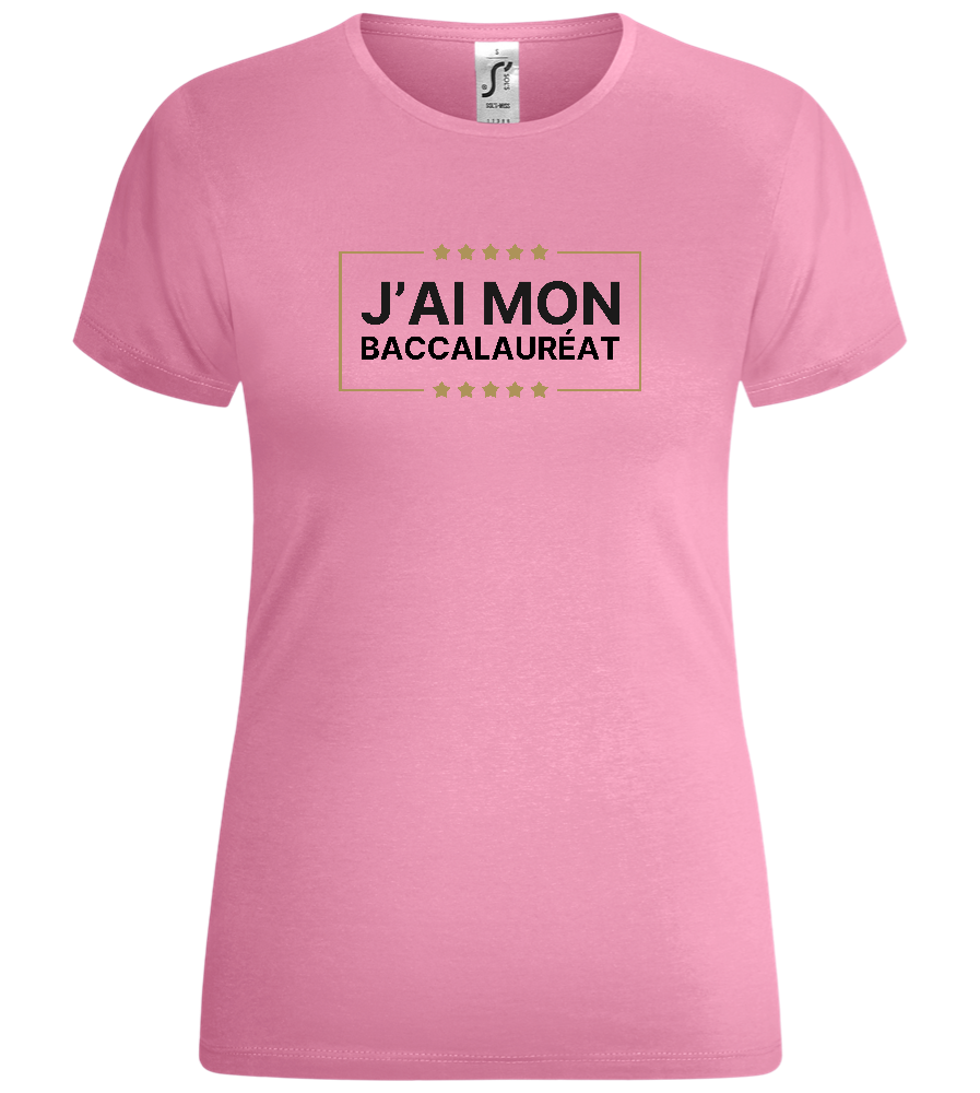 J'ai Mon Bac Design - Comfort women's t-shirt_PINK ORCHID_front