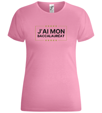 J'ai Mon Bac Design - Comfort women's t-shirt_PINK ORCHID_front