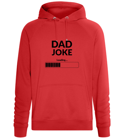 Dad Joke Loading Design - Comfort unisex hoodie_RED_front