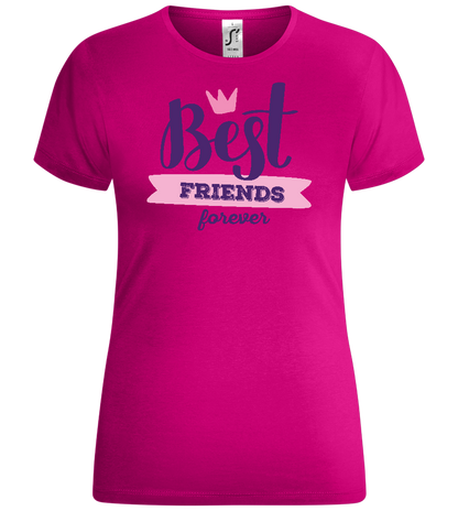 Best Friends Forever 1 Design - Comfort women's t-shirt_FUCHSIA_front