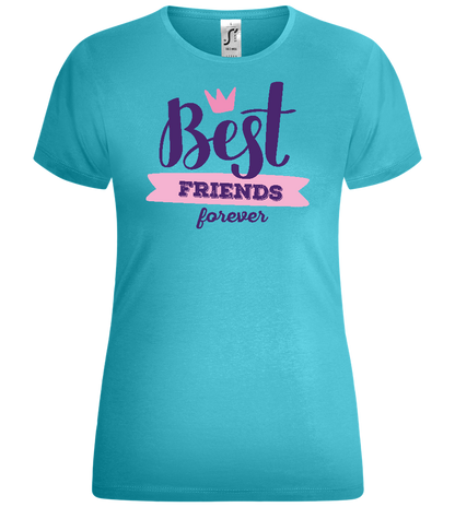 Best Friends Forever 1 Design - Comfort women's t-shirt_HAWAIIAN OCEAN_front