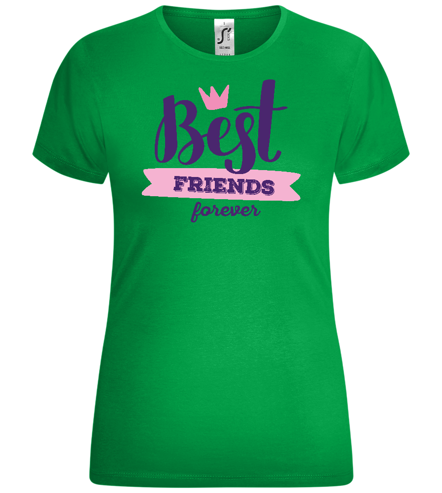 Best Friends Forever 1 Design - Comfort women's t-shirt_MEADOW GREEN_front