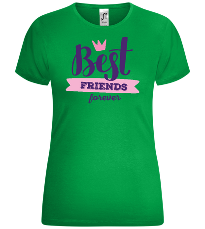 Best Friends Forever 1 Design - Comfort women's t-shirt_MEADOW GREEN_front