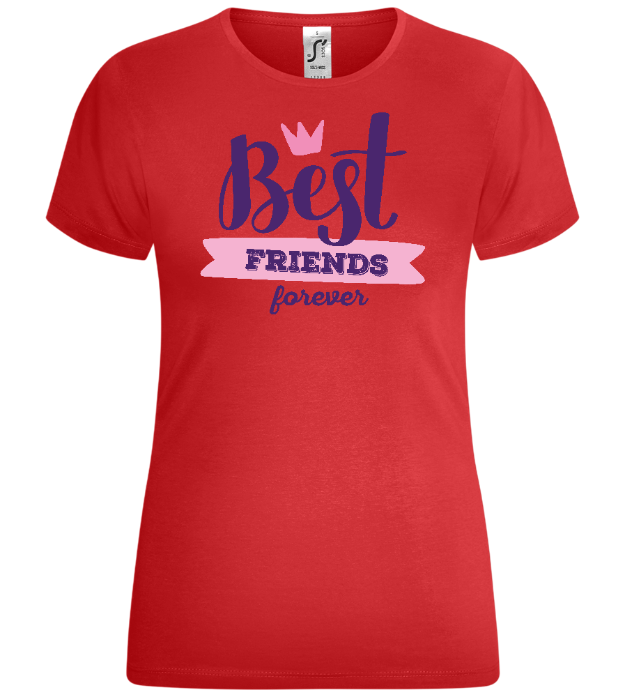 Best Friends Forever 1 Design - Comfort women's t-shirt_RED_front