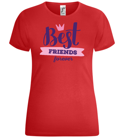 Best Friends Forever 1 Design - Comfort women's t-shirt_RED_front