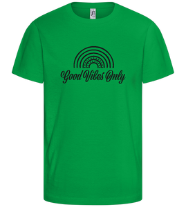 Good Vibes Only Rainbow Design - Basic kids t-shirt