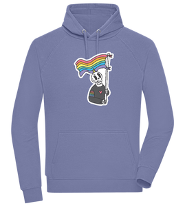 Rainbow Flag Skull Design - Comfort unisex hoodie