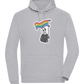 Rainbow Flag Skull Design - Comfort unisex hoodie_ORION GREY II_front