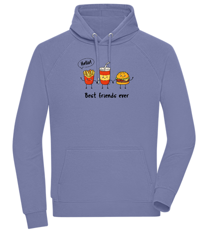 Best Friends Ever Food Design - Comfort unisex hoodie_BLUE_front