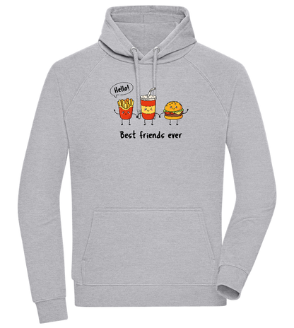 Best Friends Ever Food Design - Comfort unisex hoodie_ORION GREY II_front